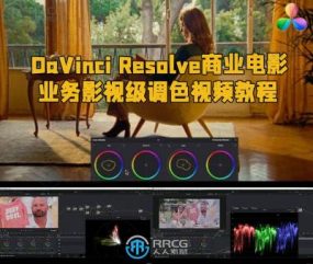 DaVinci Resolve商业电影业务影视级调色从入门到精通视频教程