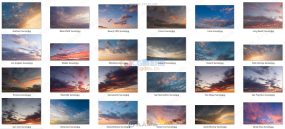 25组温暖夕阳天空5K高清图片合集