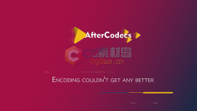 AE/PR插件-AfterCodecs 1.9.1加速渲染编码插件 MP4/ProRess//H264/H265 一款更好更快的压缩渲染插件[Win+Mac]