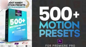 Premiere预设-500种图层动作MG动画预设 Most Handy Motion Preset