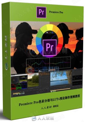 Premiere Pro色彩分级与LUTs预设制作视频教程