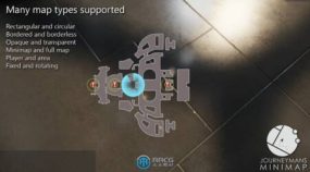 小地图战争迷雾系统虚幻引擎UE游戏素材