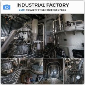 240组工业工厂旧设备环境相关高清参考图片合集
