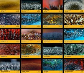 4K视频素材-100个微观铁屑有机物特写动画背景素材 BBV20