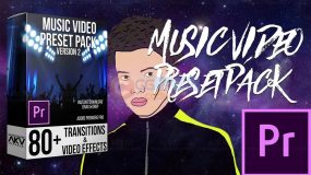 PR预设-MV音乐类转场特效素材PR预设包Akvstudios Music Video Preset Pack v1 & v2