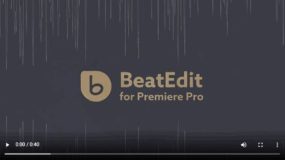 音乐鼓点自动节拍打点标记动画PR插件BeatEdit v2.1.003 + 使用教程