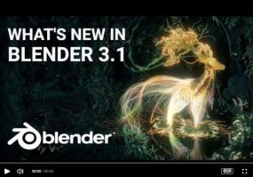 开源三维建模软件Blender 3.1.1版发布下载 提高了全方位工作流程速度