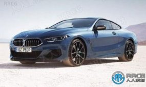 宝马8系BMW 8 Series 2019款跑车汽车3D模型