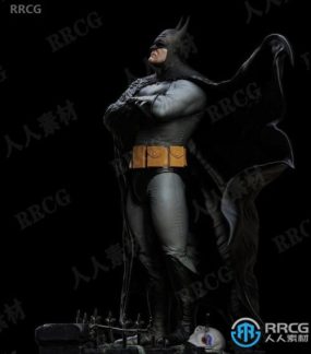 DC超级英雄Batman蝙蝠侠雕像角色3D打印模型