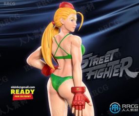 街头霸王游戏角色嘉米Cammy 3D打印模型