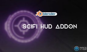 160组科幻HUD平视显示界面Blender插件V1.4版