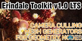 Erindale Toolkit Geometry Nodes高级集合节点工具Blender插件V3.3版