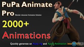 Pupa Animate Pro角色动画制作Blender插件V1.3版