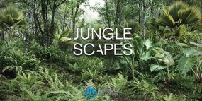 Jungle Scapes丛林植物景观Blender插件
