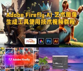 Adobe Firefly AI艺术图像生成工具使用技术视频教程