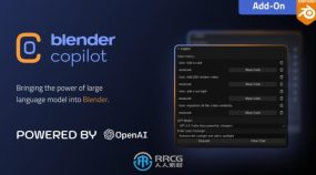 Blender Copilot将ChatGPT转换成可理解执行代码高效流程Blender插件