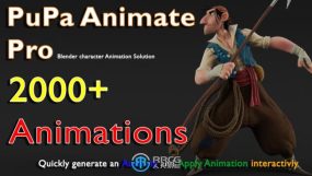 Pupa Animate Pro人物角色动画制作Blender插件V1.3版