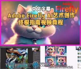 【中英双语】Adobe Firefly AI艺术创作终极指南视频教程