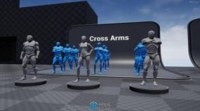 300组城市生活人群角色模拟动画UE游戏素材