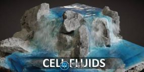 Cell Fluids几何节点流体模拟Blender插件V1.5版
