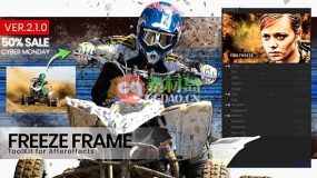 AE脚本- Freeze Frame intro ToolKit V2 Win/Mac视频画面人物冻结定格静帧视觉风格化介绍包装工具