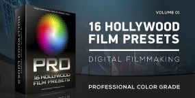 AE模板-16组好莱坞电影大片调色预设 Hollywood Film Color Grading
