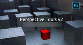 Perspective Tools v2.4.2 三维空间透视辅助线工具PS插件 Win/Mac破解版