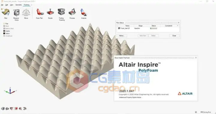 泡沫塑料加工软件Altair Inspire PolyFoam 2020.1 破解版下载 -2