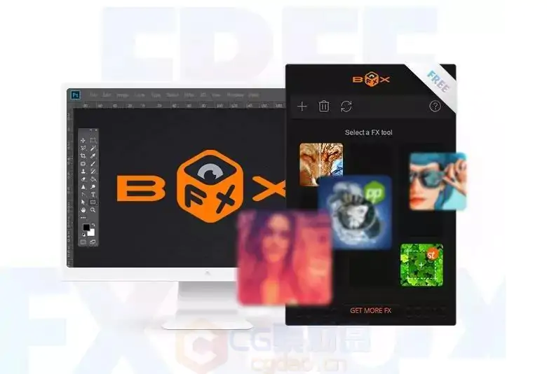 PS扩展面板 特效魔盒FX-Box汉化版 （含7款特效安装包）