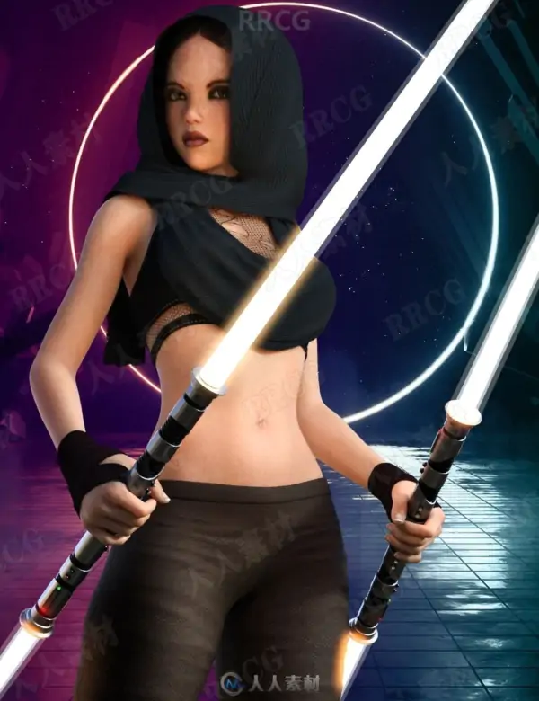 银河战士科幻战斗女性角色3D模型合集