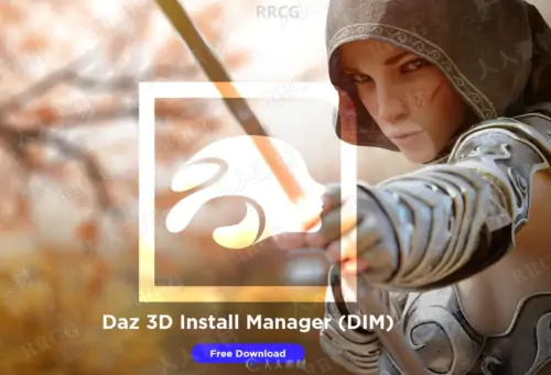 DAZ Install Manager模型库和使用组件管理器DIM软件V1.4.0.67