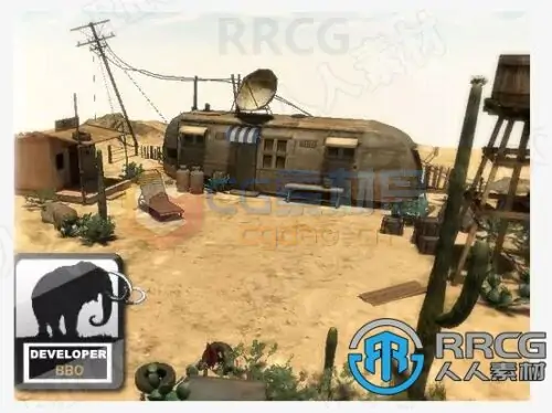 沙漠风景环境场景Unity游戏素材资源