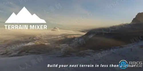 Terrain Mixer地形环境场景快速创建Blender插件V3.1.2版