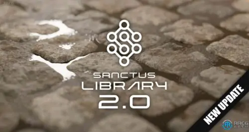 Sanctus Library Procedural Materials程序性材质Blender插件V1.00.7版