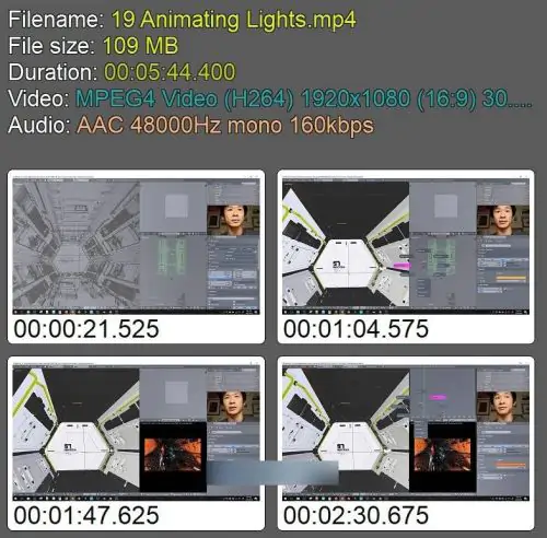 Blender科幻飞船走廊制作中级视频教程