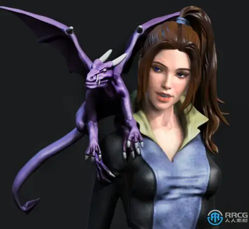 X战警凯蒂·普莱德漫威动漫角色雕塑3D打印模型