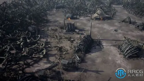 恐怖末世原始部落环境场景Unreal Engine游戏素材