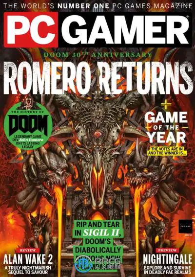 《PC Gamer电脑游戏玩家》杂志2024年1月刊