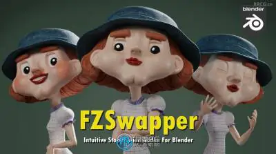 FZSwapper角色动画Blender插件1.6版