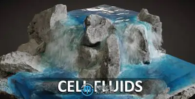 Cell Fluids几何节点流体模拟Blender插件V1.5版
